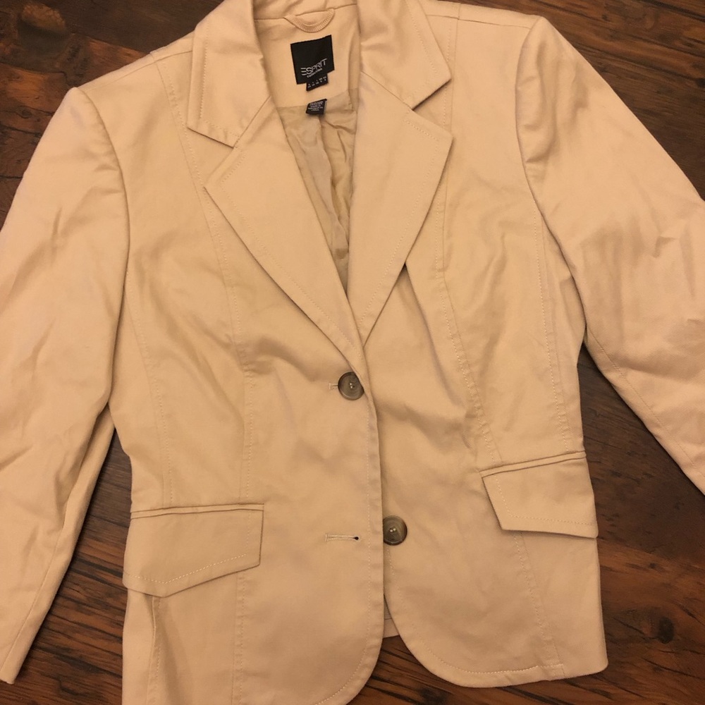 Esprit khaki casual blazer